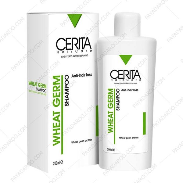 شامپو جوانه گندم سریتا تقویت کننده و ضد ریزش - Cerita Wheat Germ Shampoo For All Hair 200 ml