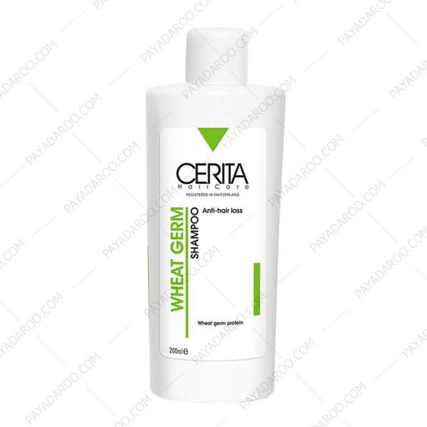 شامپو جوانه گندم سریتا تقویت کننده و ضد ریزش - Cerita Wheat Germ Shampoo For All Hair 200 ml