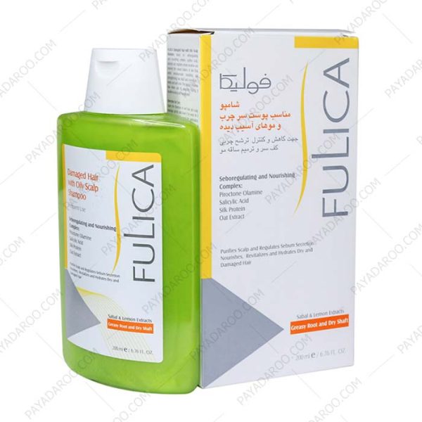 شامپو پوست سر چرب و موهای آسیب دیده فولیکا - Fulica Damaged Hair With Oily Scalp Shampoo 200 ml