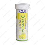 قرص جوشان ویتامین C 500 میلی گرم اسوه لیمویی - Osve Vitamin C 20 Effervescent Tablets Lemon 10