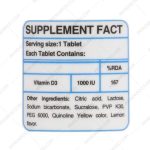 قرص جوشان ویتامین D3 1000 های هلث - Hi Health Vitamin D3 1000 20 Effervescent Tabs
