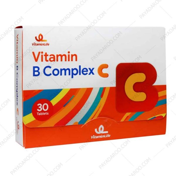 قرص ویتامین ب کمپلکس سی ویتامین لایف - Vitamin House Vitamin B Complex C 30 Tablets