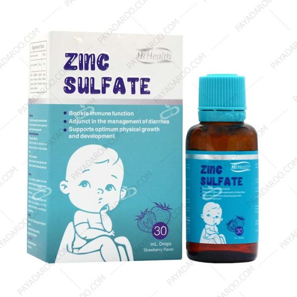 قطره زینک سولفات های هلث - Hi Health Zinc Sulfate 30 ml
