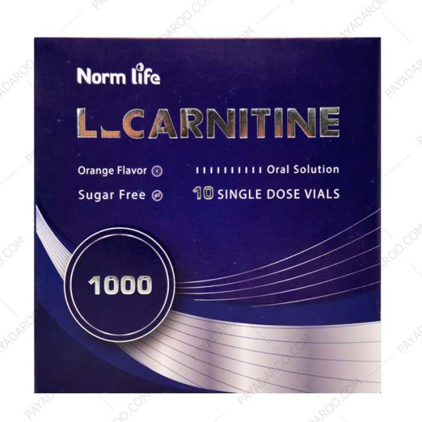 ویال خوراکی ال کارنیتین 1000 نورم لایف - Norm Life Oral Solution L Carnitine 1000mg