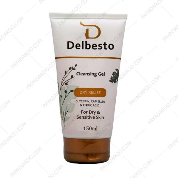 ژل شستشوی پوست خشک و حساس دلبستو - Delbesto Cleansing Gel For Dry And Sensitive Skin 150 ml