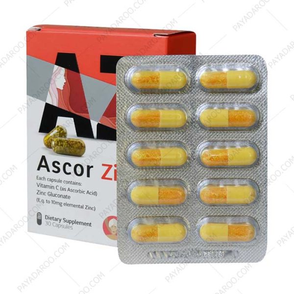 کپسول اسکور زینک تسنیم - Tasnim Ascor Zink 30 Cap