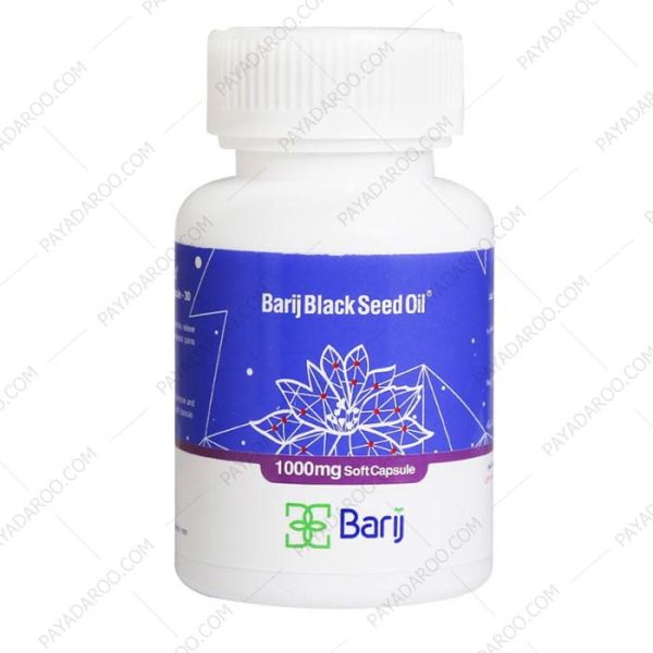کپسول نرم روغن سیاه دانه 1000 میلی گرم باریج اسانس - Barij Essence Black Seed Oil 1000 Mg 30 Caps