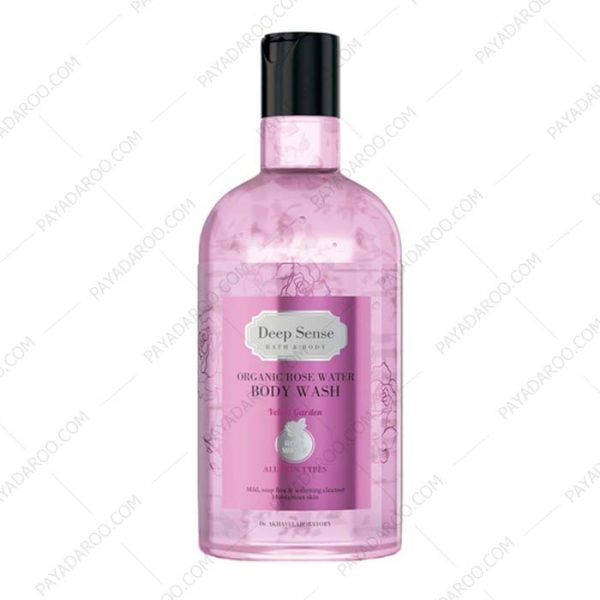 شامپو بدن دیپ سنس مناسب پوست حساس حاوی گلاب - Deep Sense Rose Water Body Shampoo 400ml