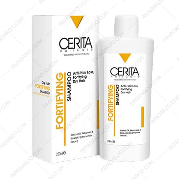 شامپو تقویت کننده و ضد ریزش موی خشک سریتا - Cerita Fortifying Shampoo For Normal And Dry Hair 200 ml