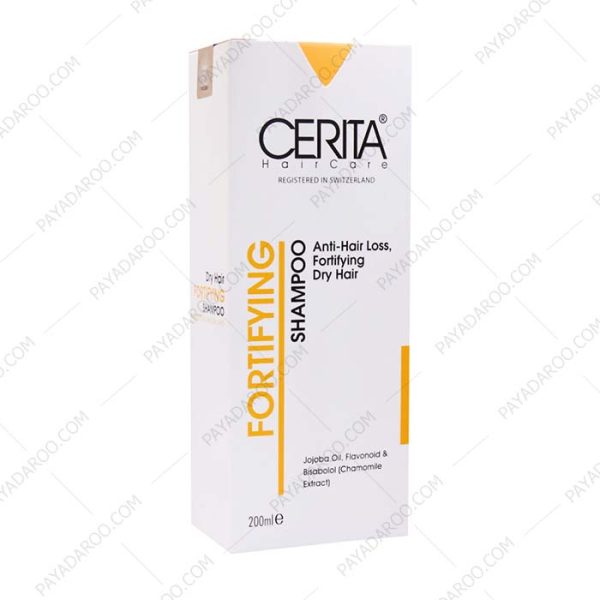 شامپو تقویت کننده و ضد ریزش موی خشک سریتا - Cerita Fortifying Shampoo For Normal And Dry Hair 200 ml