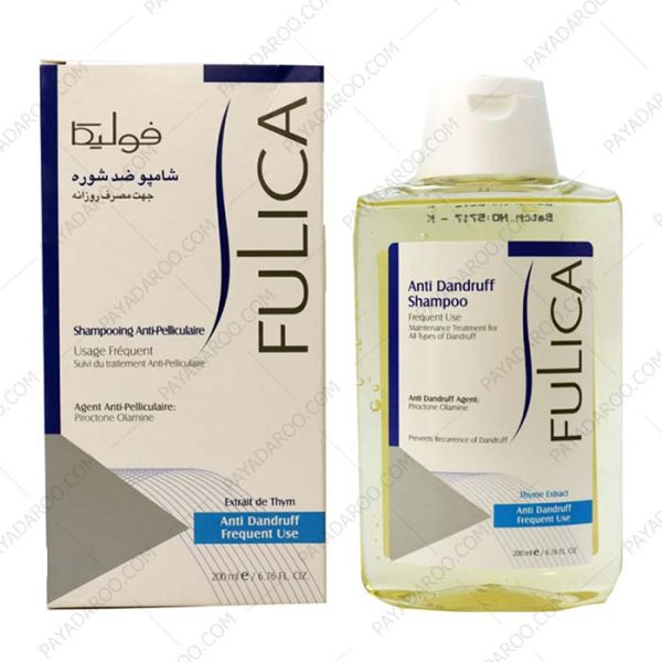 شامپو ضد شوره روزانه فولیکا مناسب انواع مو - Fulica Anti Dandruff Shampoo Frequent Use 200 ml