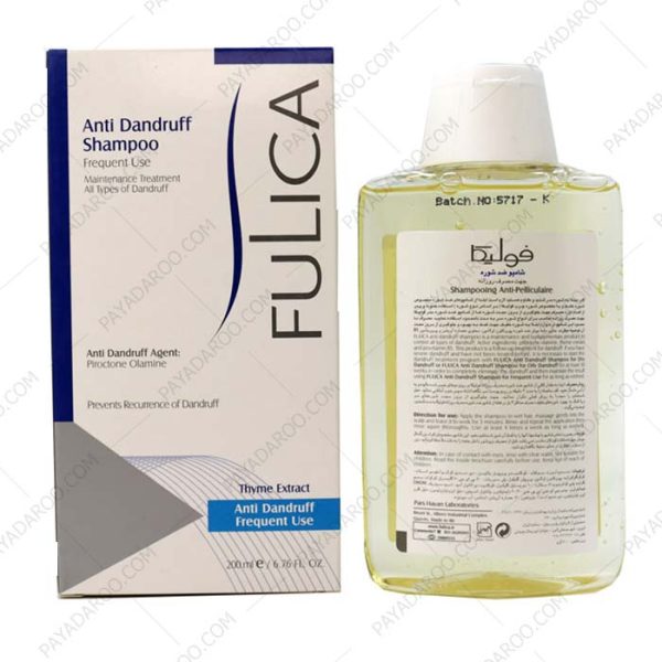 شامپو ضد شوره روزانه فولیکا مناسب انواع مو - Fulica Anti Dandruff Shampoo Frequent Use 200 ml