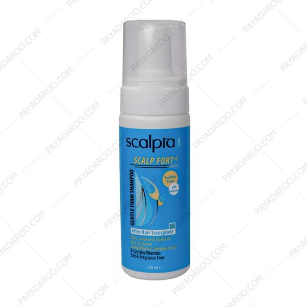 شامپو فوم موهای تازه کاشته شده بسیار حساس و شکننده اسکالپیا - Scalpia Ultar Gentle Foam Shampoo Implanted Very Sensitive and Brittle 150 ml