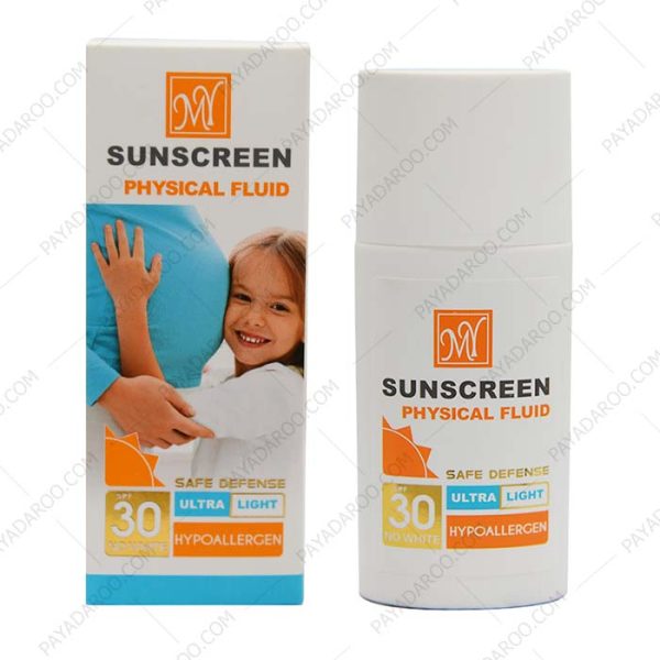 فلوئید ضد آفتاب فیزیکال سیف دیفنس مای - My Safe Defense Physical Sunscreen Fluid spf30
