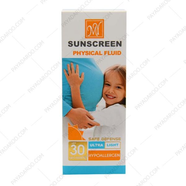 فلوئید ضد آفتاب فیزیکال سیف دیفنس مای - My Safe Defense Physical Sunscreen Fluid spf30