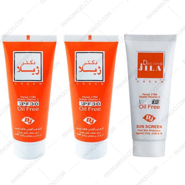 کرم ضد آفتاب فاقد چربی دکتر ژیلا SPF30 65 گرم - Doctor Jila Sun Screen Cream Oil Free SPF30 65 g
