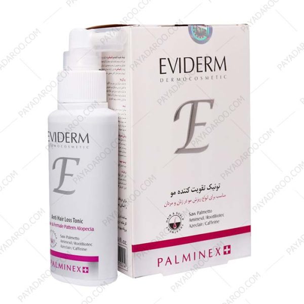 تونیک تقویت کننده مو پالمینکس پلاس اویدرم - Eviderm Palminex Plus Anti Hair Loss Tonic 100 ml
