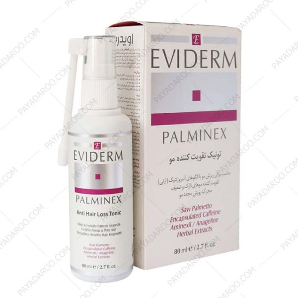 تونیک ضد ریزش مو پالمینکس اویدرم - Eviderm Palminex Anti Hair Loss Tonic 80 ml