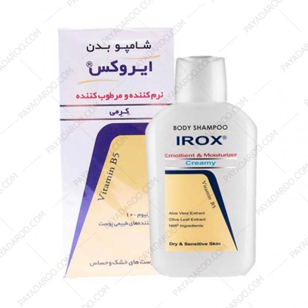 شامپو بدن نرم کننده کرمی ایروکس مناسب پوست خشک - Irox Emollient And Moisturizer Creamy Body Shampoo