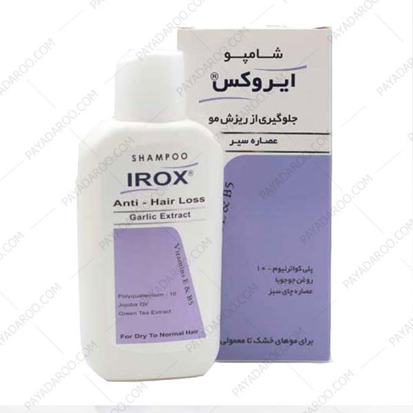 شامپو سیر ایروکس مناسب موهای خشک تا معمولی - Irox Garlic Extract Shampoo 200 g