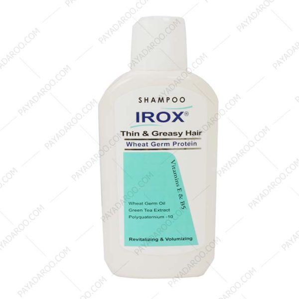 شامپو پروتئین جوانه گندم ایروکس مناسب موهای چرب و نازک - Irox Wheat Germ Protein Shampoo 200gr