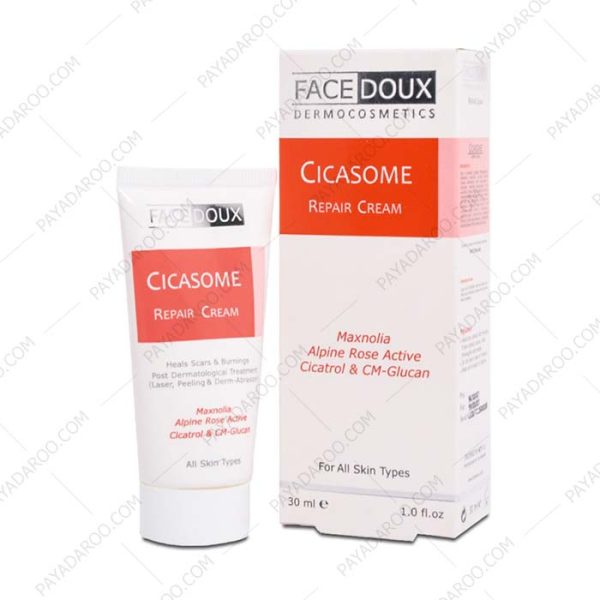 کرم ترمیم کننده سیکازوم فیس دوکس - Facedoux Cicasome Repair Cream 30 ml