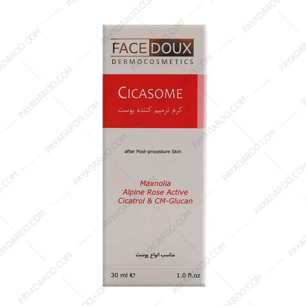 کرم ترمیم کننده سیکازوم فیس دوکس - Facedoux Cicasome Repair Cream 30 ml