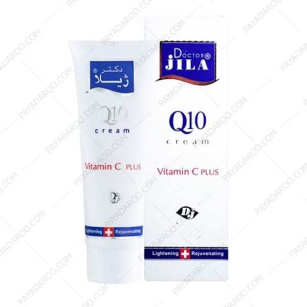 کرم کیوتن ویتامین سی دکتر ژیلا - Doctor Jila Q10 Cream Vitamin C Plus For All Skin Types 50 g