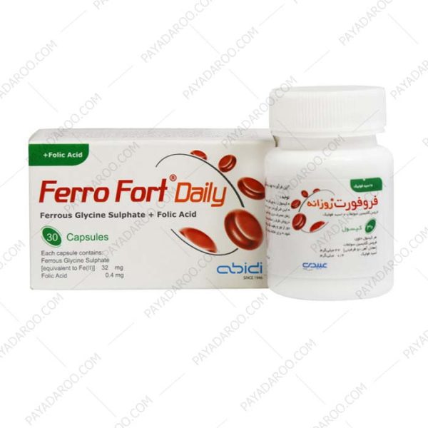 کپسول فروفورت روزانه - Abidi Ferro Fort Daily 30 Capsules