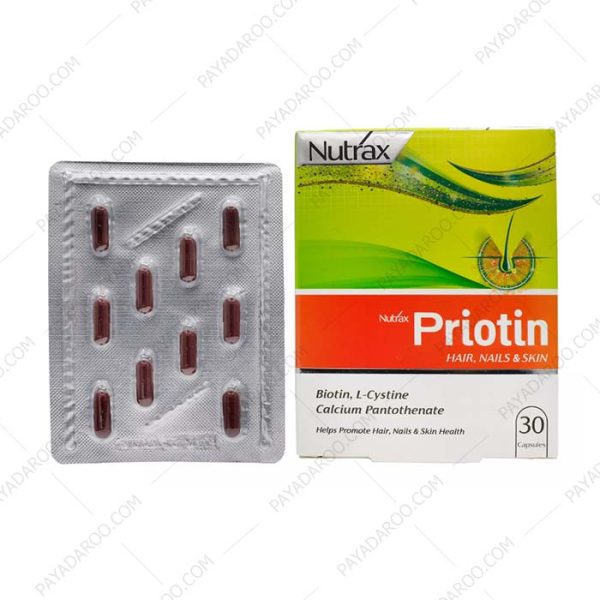 کپسول پریوتین نوتراکس - Nutrax Priotin 30 Caps