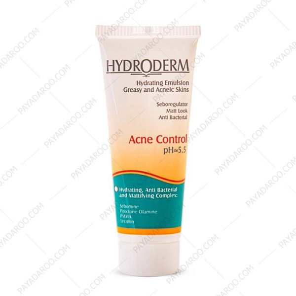 امولسیون مرطوب کننده پوست چرب هیدرودرم - Hydroderm Hydrating Emulsion Acne Control Oily Skins 40 ml