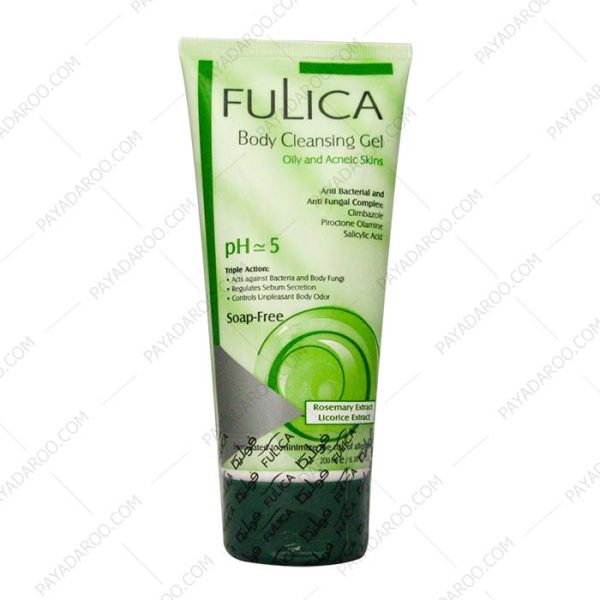 شامپو بدن پوست چرب فولیکا - Fulica Body Cleansing Gel For Oily Skin 200 ml