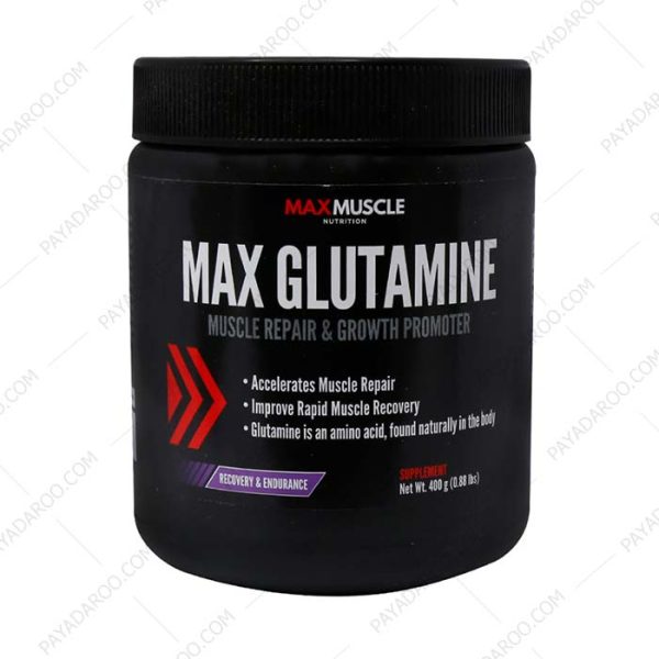 پودر مکس گلوتامین مکس ماسل 400 گرم - Max Muscle Max Glutamine Powder 400g