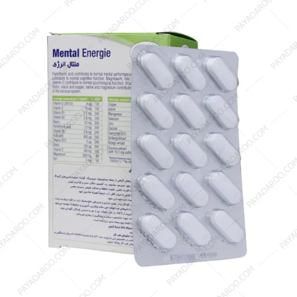 قرص-منتال-انرژی-یوروویتال-60-Eurho-Vital-Mental-Energie-60