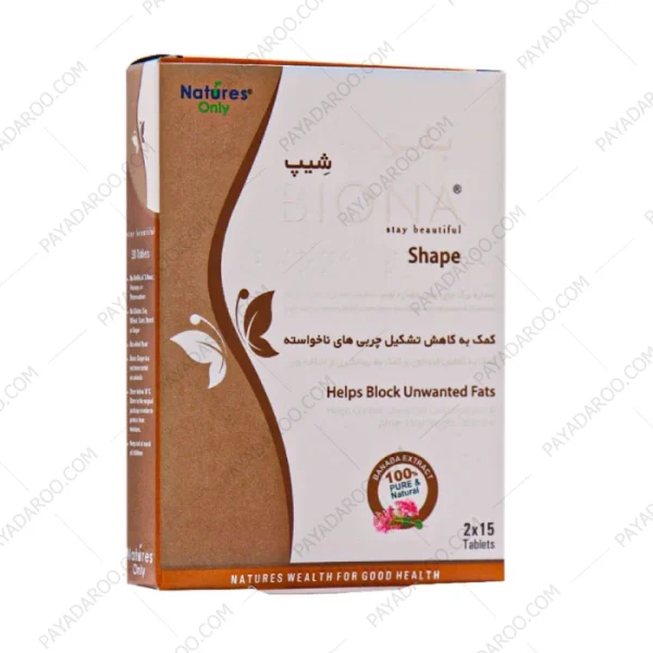 قرص بایونا شیپ نیچرز اونلی 30 عددی - Natures Only Biona Shape 30 Tabs