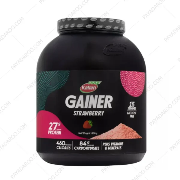 پودر گینر کاله پرو 1800گرم توت فرنگی - Kalleh Gainer Powder 18000gr Strawberry