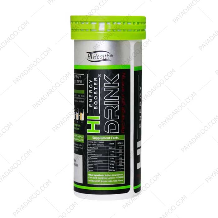 قرص جوشان های درینک های هلث 10 عدد - hi health hi drink 10 effervescent tablets
