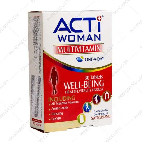 قرص مولتی ویتامین اکتی وومن لیبرتی 30 عدد - liberty acti woman 30 tabs