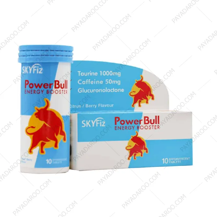 قرص-جوشان-انرژی-زا-پاور-بول-اسکای-فیز-10-Sky-Fiz-Power-Bull-Energy-Booster