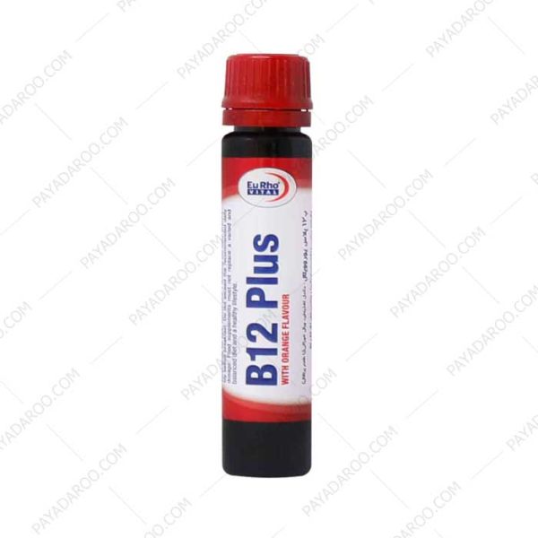 ویال خوراکی ویتامین ب 12 پلاس یوروویتال 6 عدد - eurho vital vitamin b12 plus 6 vials