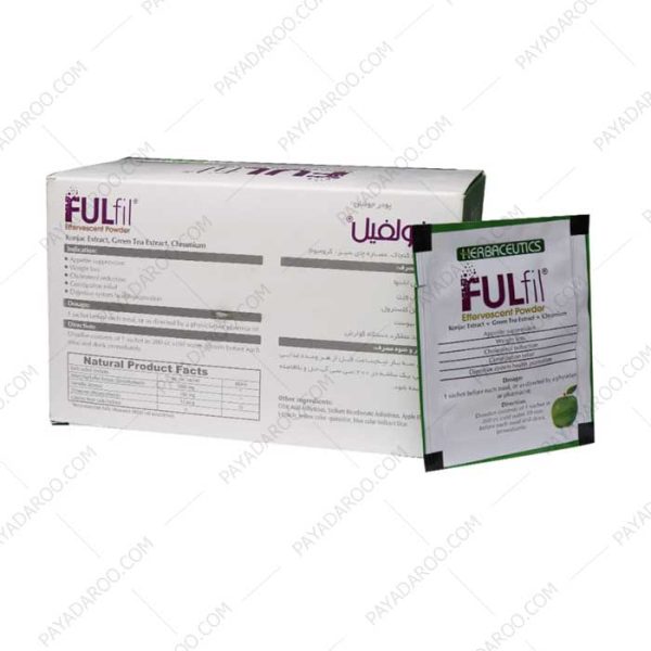 پودر جوشان فولفیل بهشاد دارو 30 ساشه - behshad darrou fulfil effervescent powder 30 pcs