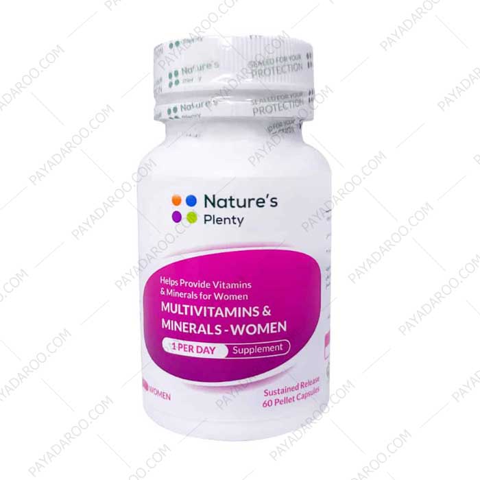 کپسول-مولتی-ویتامین-و-مینرال-بانوان-نیچرز-پلنتی-60-Natures-Plenty-Multivitamin-Mineral-2 کپسول مولتی ویتامین و مینرال بانوان نیچرز پلنتی 60 عددی - natures plenty multivitamin and mineral for women 60 capsules