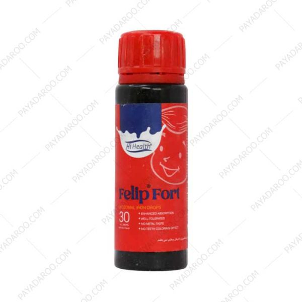 قطره آهن فلیپ فورت های هلث 30 میلی لیتر - Hi Health Felip Fort Iron Drops 30 ml