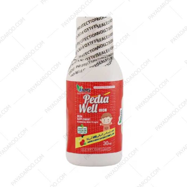 قطره خوراکی پدیاول آهن ای ام اس 30 میلی لیتر - AMS Pedia Well Iron 30 Ml