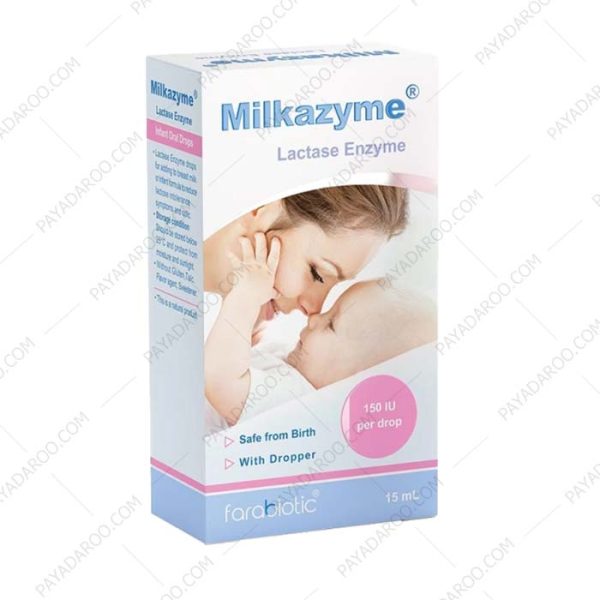 قطره میلکازیم فرابیوتیک 15 میلی لیتر - Farabiotic Drop Milkazyme 15 ml