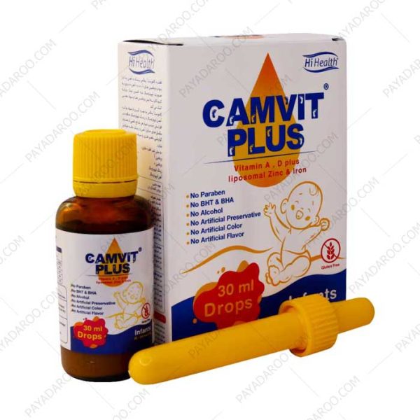 قطره کامویت پلاس زینک و آهن های هلث 30 میلی لیتر - Hi Health Camvit Plus Drops 30 ml